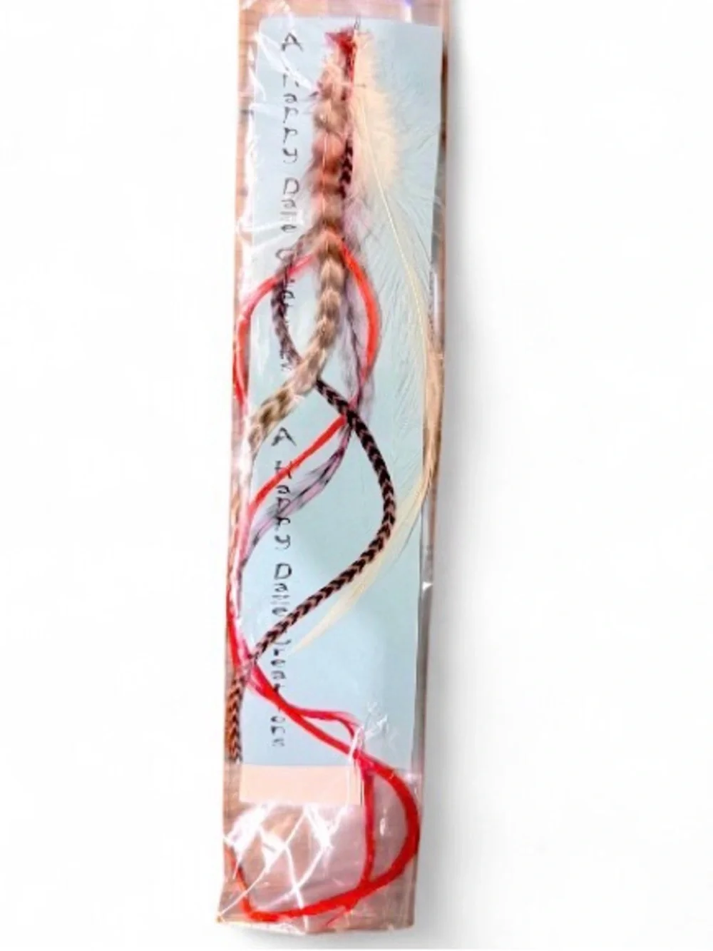 Handcrafted Multicolored Real Feather (6pc) Hair Extension Kit Cruelty Free